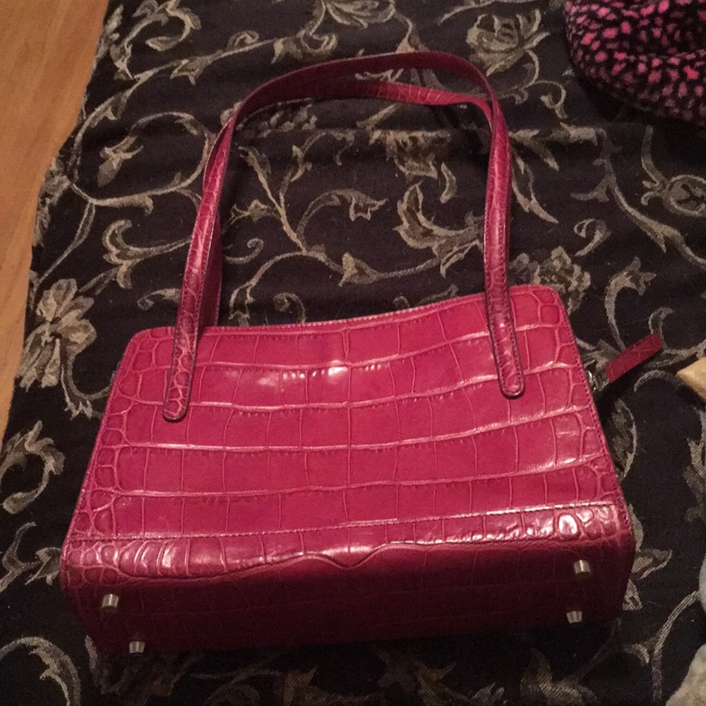 Monsac purse made of alligator skin